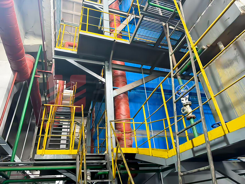 醫藥行業20t/h生物質角管鍋爐項目